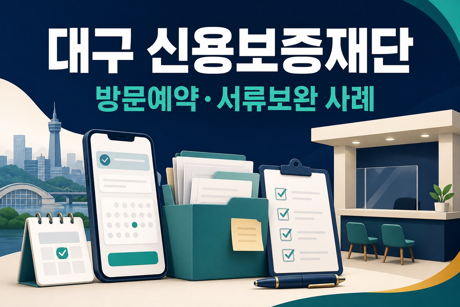 대구 신용보증재단 대출 실행 사례, 보증드림 방문예약부터 서류보완까지
